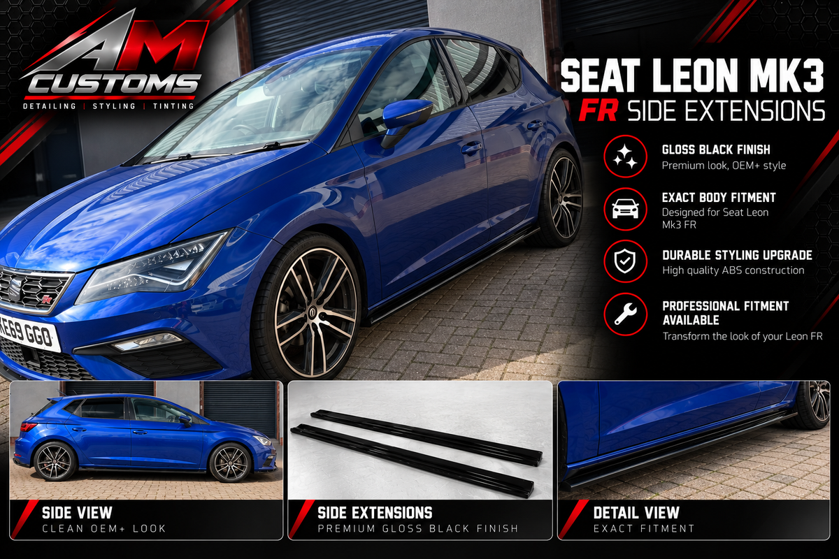 SEAT Leon FR Side Extension Lips