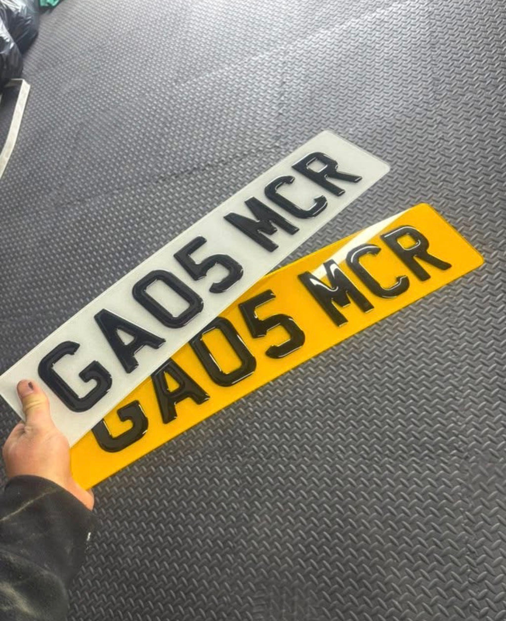 3D/4D Gel Number Plates