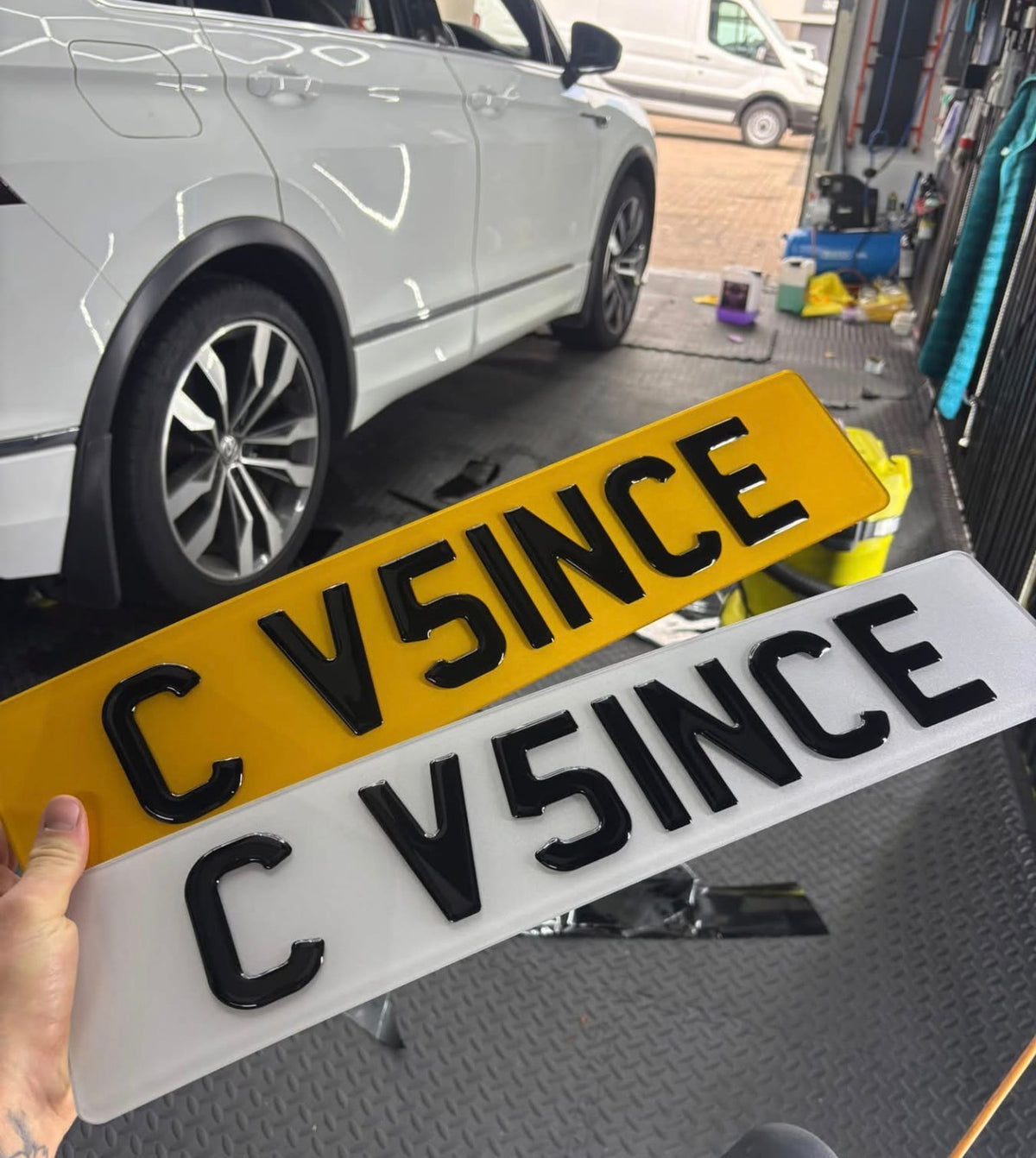 3D/4D Gel Number Plates